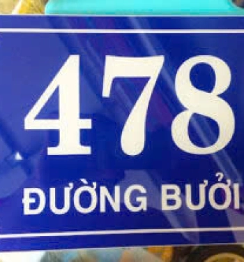 Biển số nhà 6