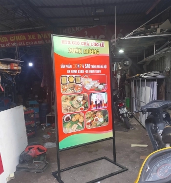 Biển vẫy chân T đứng